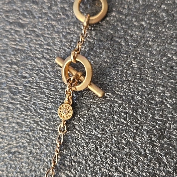 Monet retro drop gold tone pearl necklace - Picture 3 of 5